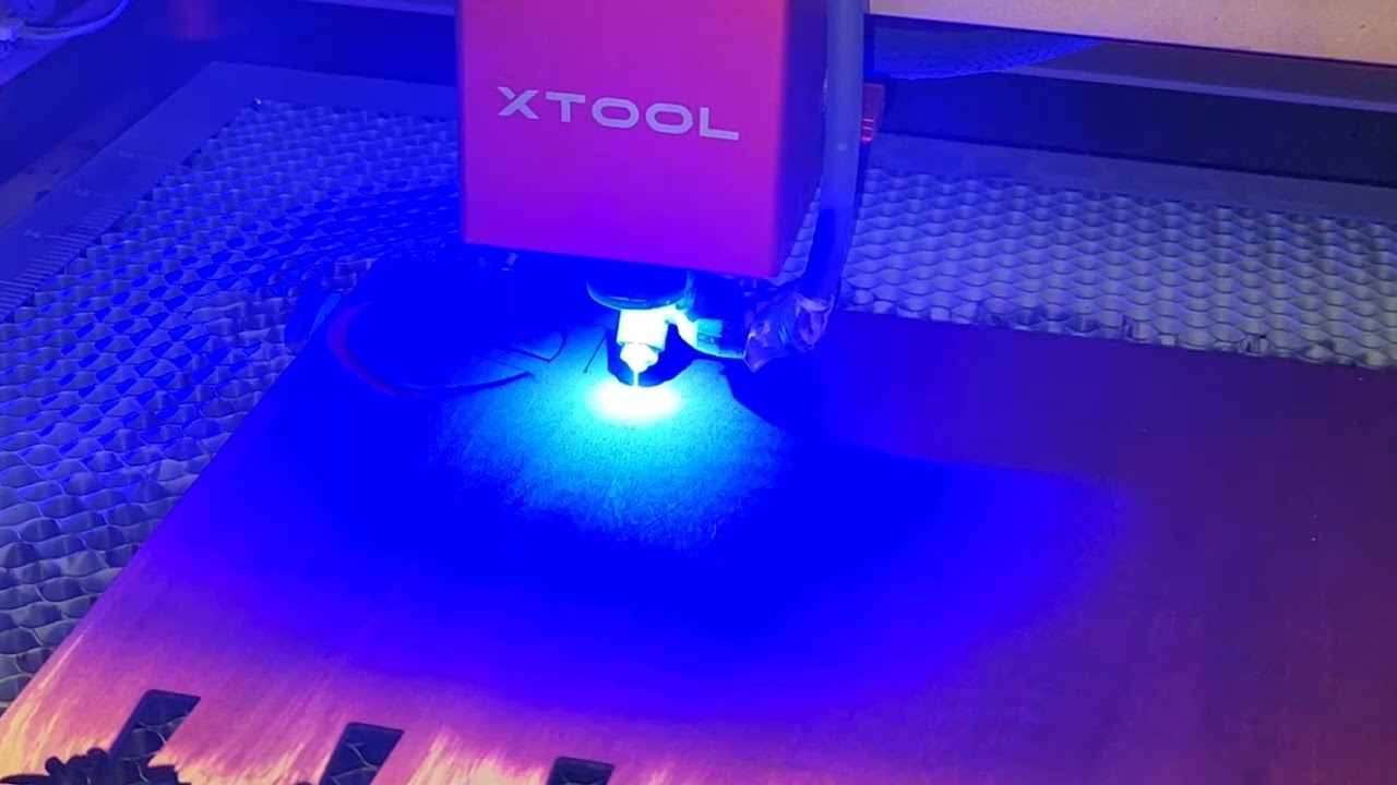 Laser hard at work!