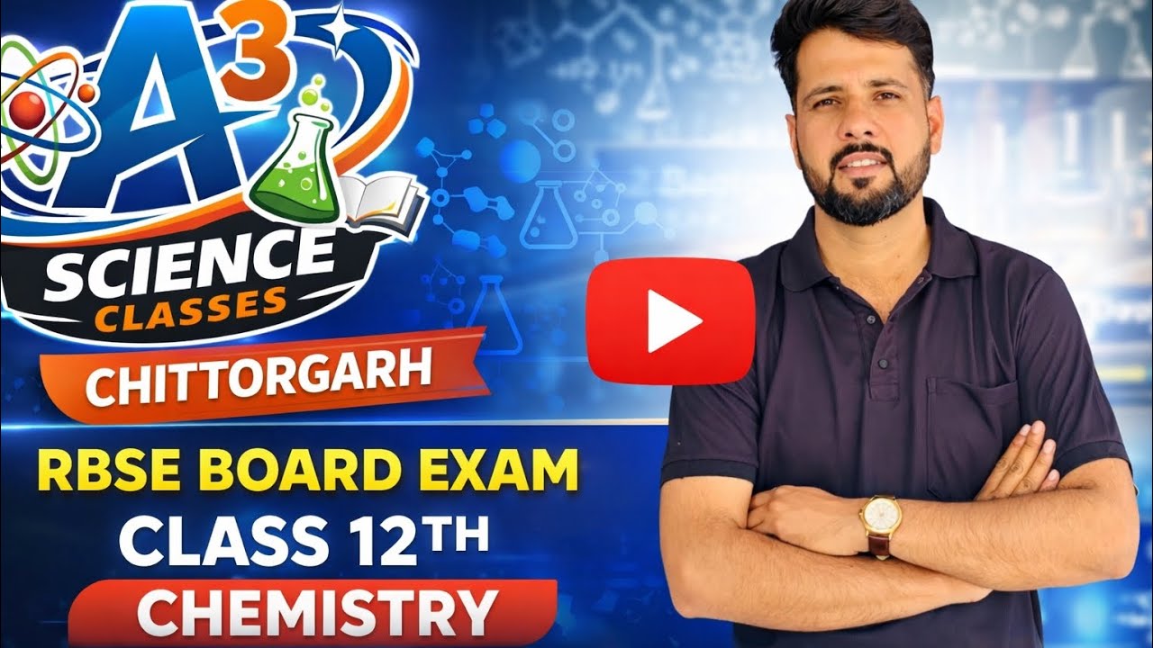 Chemistry important topics RBSE 12TH