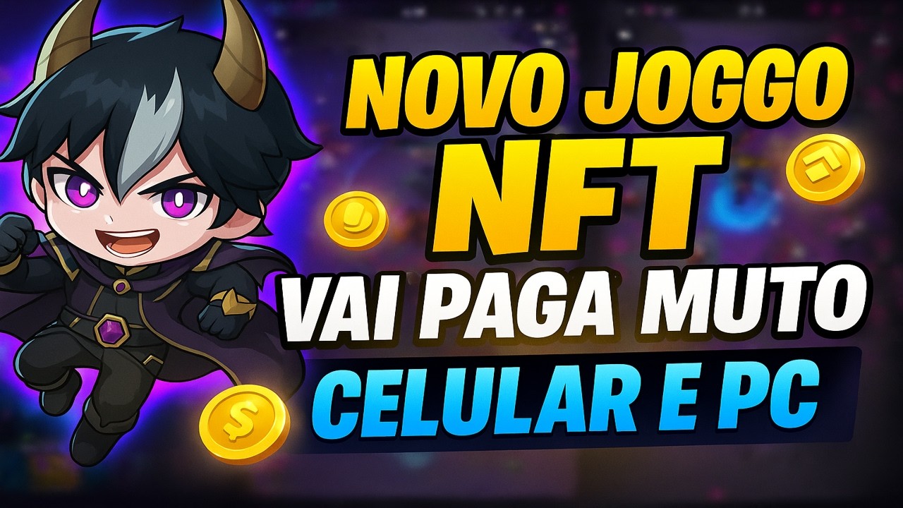 Novo Jogo NFT de GRA&Ccedil;A e PAGANDO de CELULAR e PC! Lan&ccedil;ou Hoje!