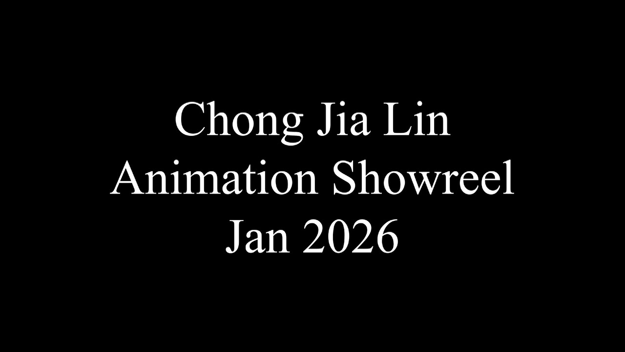 Animation Showreel  - Jan 2026