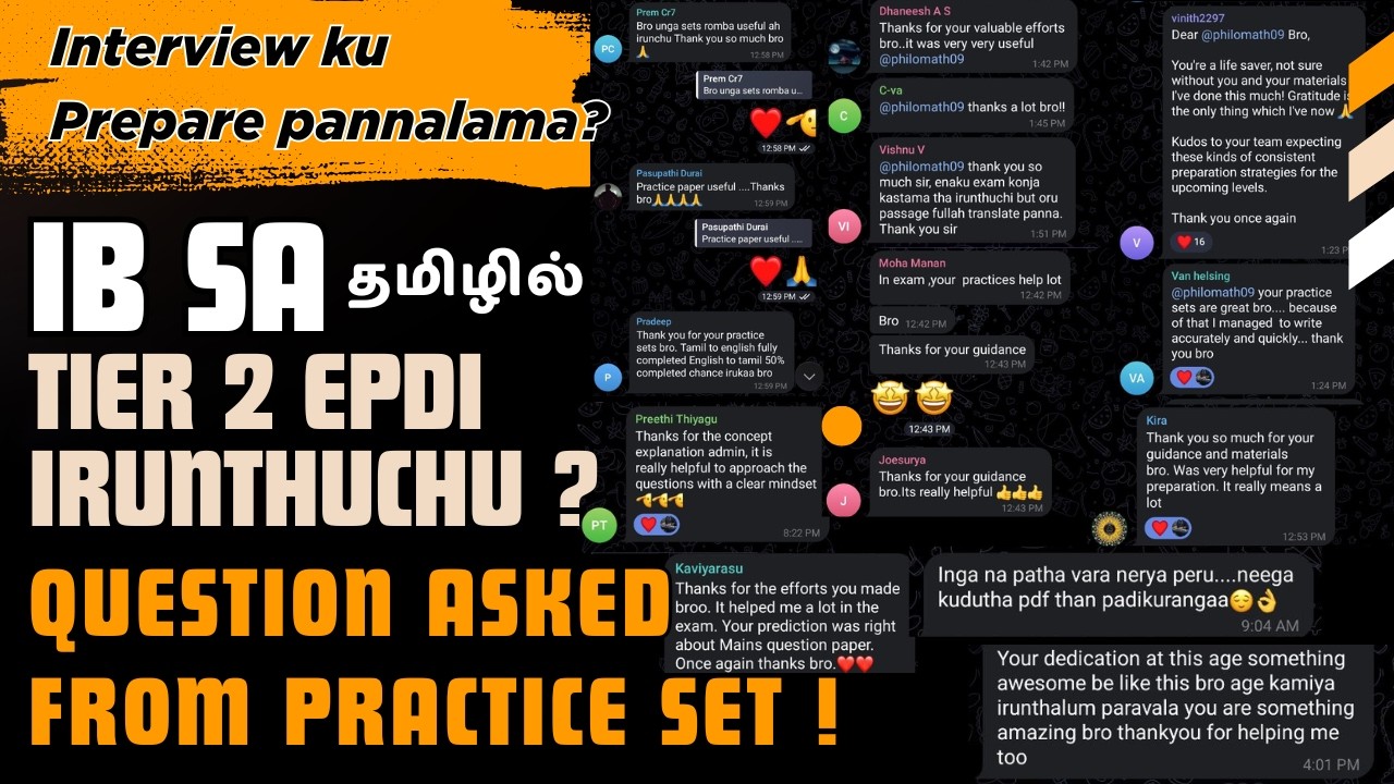IB SA Tier 2 Tamil Exam Analysis 2025 | Was it Easy or Hard? | Interview ku Prepare pannalama | P2S
