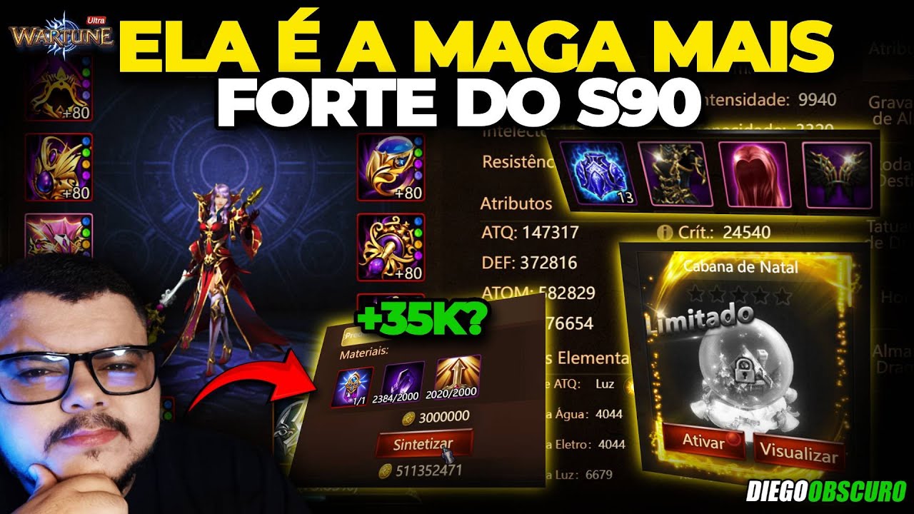 Último UP de 2025 da Maga Mais Forte do S90 no WarTune Ultra 💥