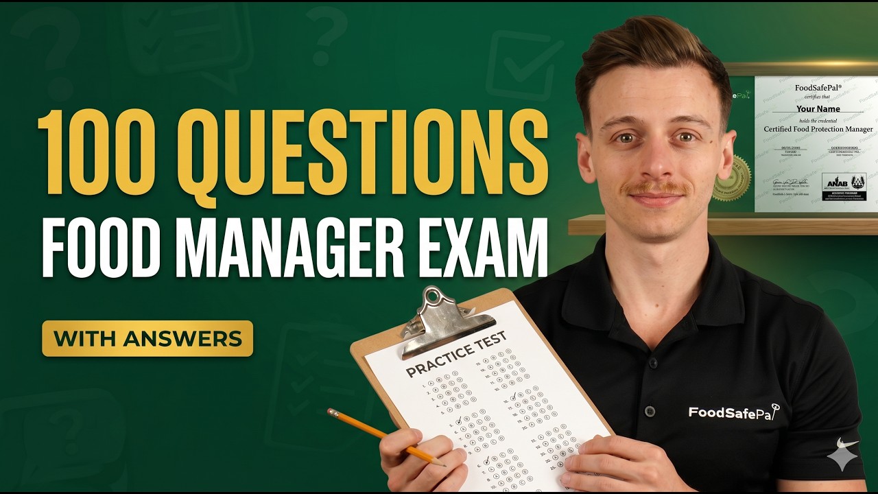 Food Manager Exam Prep — 100 Must-Know Practice Questions (with Answers)