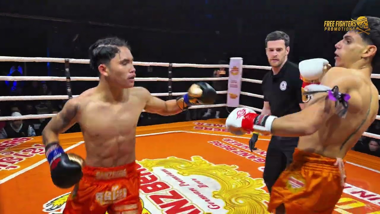 🇪🇸MAXI EL RAYO VS KHORN SOMALY🇰🇭 - FREE FIGHTERS PROMOTIONS
