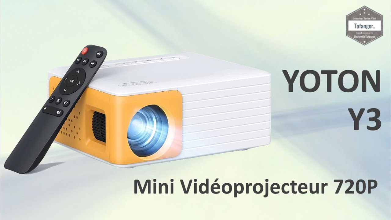 Мини портативный светодиодный проектор YOTON Y3 — 720P, USB и HDMI — распаковка