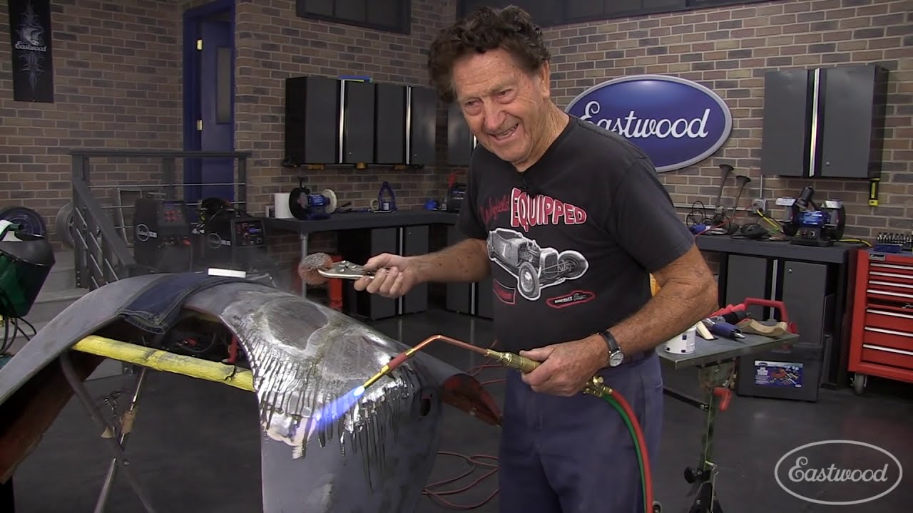 How To Lead: Leading a Body Panel with Gene Winfield - Using Body Solder Kit from Eastwood