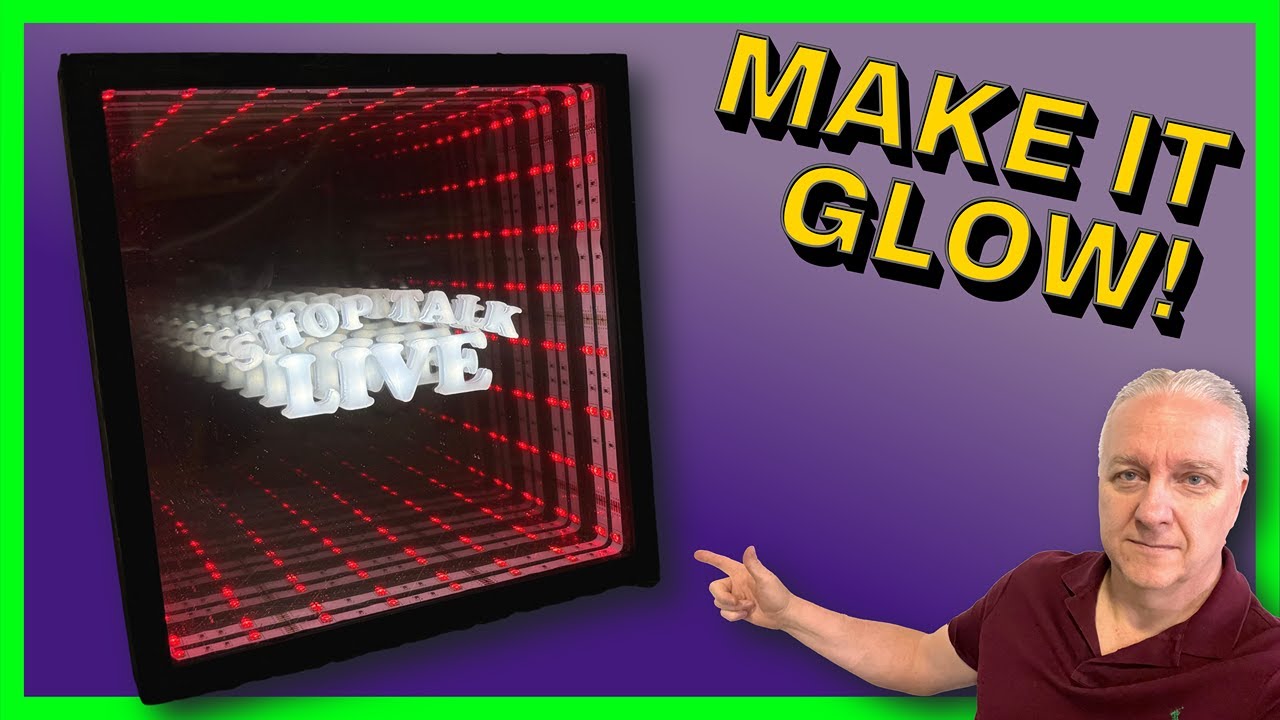 I Crafted an Epic Custom Infinity Mirror Sign!
