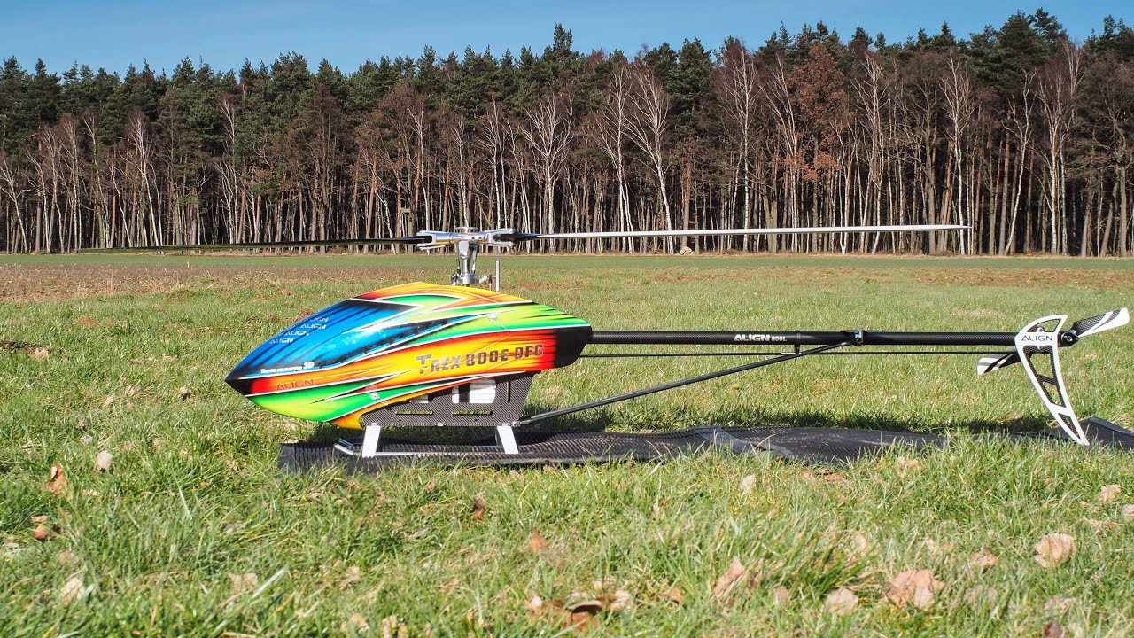 Thomas Petschel ALIGN T-Rex 800 Pro DFC - low rpm flight 04_03_2016