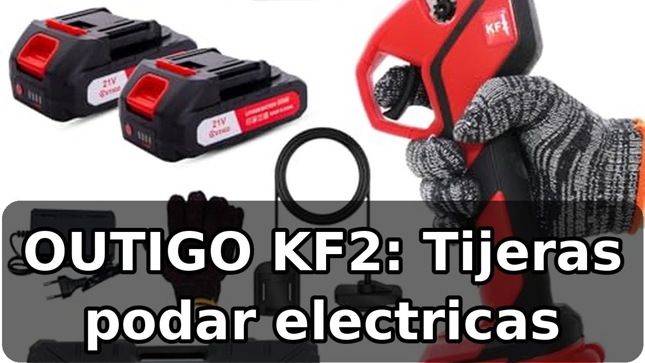 Review honesta de OUTIGO KF2: Tijeras de Podar Eléctricas 25 mm y motor brushless