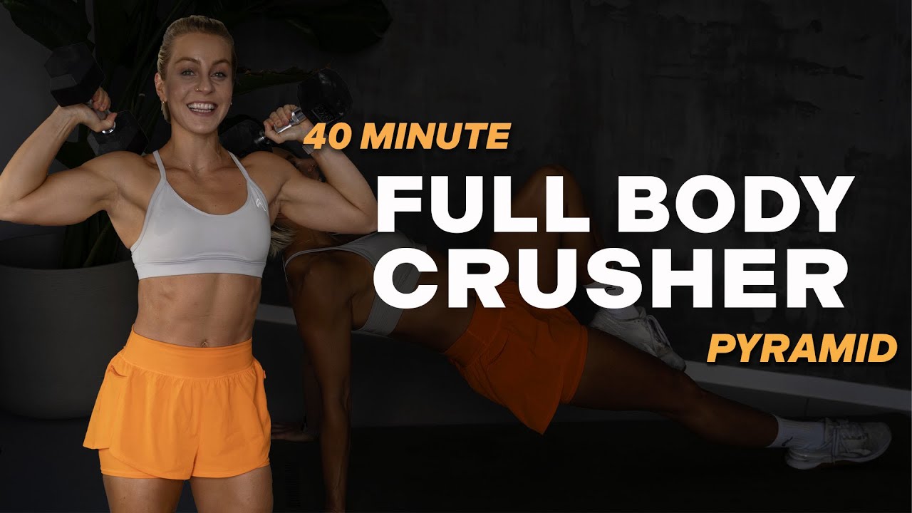 40 MIN FULL BODY CRUSHER | + Weights & Bodyweight | 4 Different Circuits | Strength + Conditioning