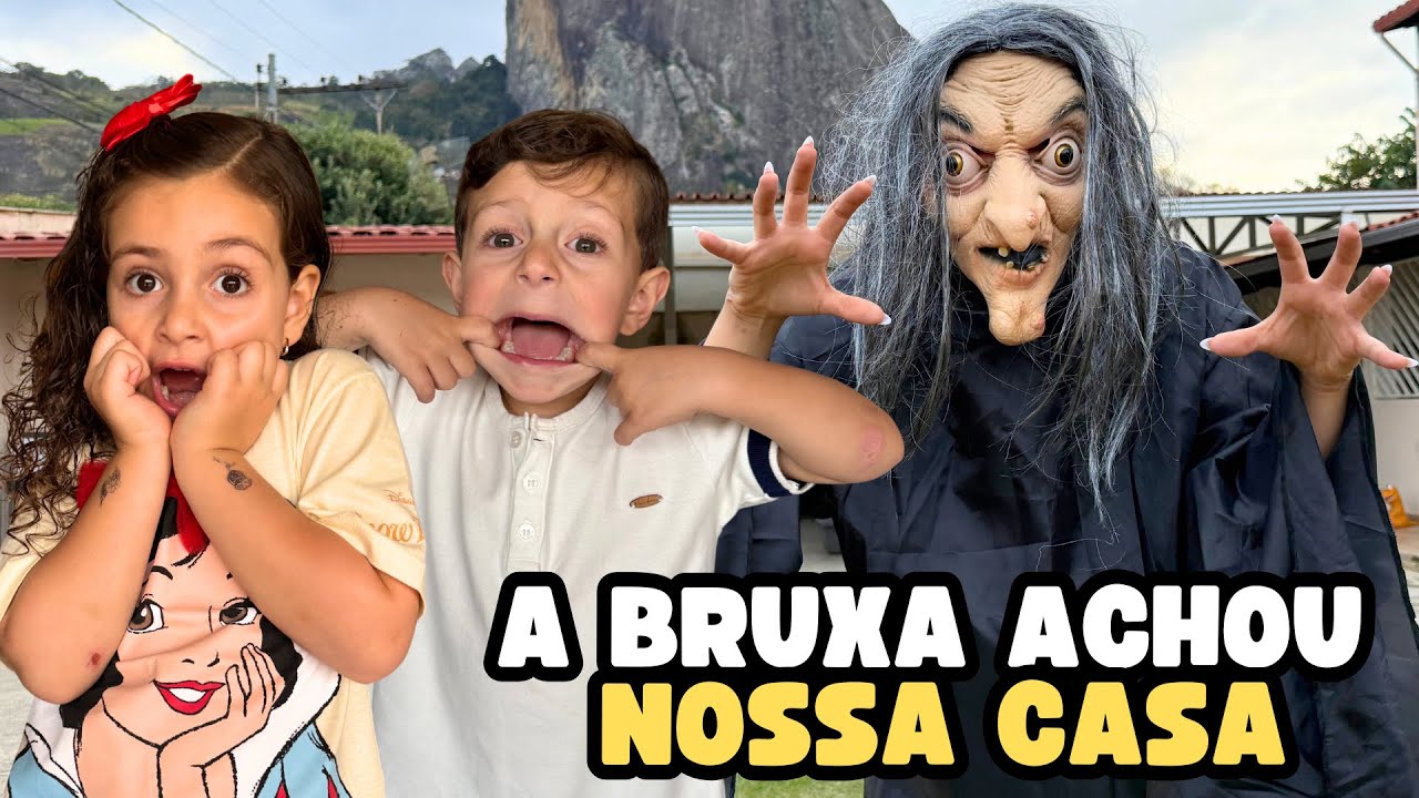 A BRUXA MALVADA INVADIU NOSSA CASA E PEGOU O GABRIEL! [LAURA E GABRIEL]
