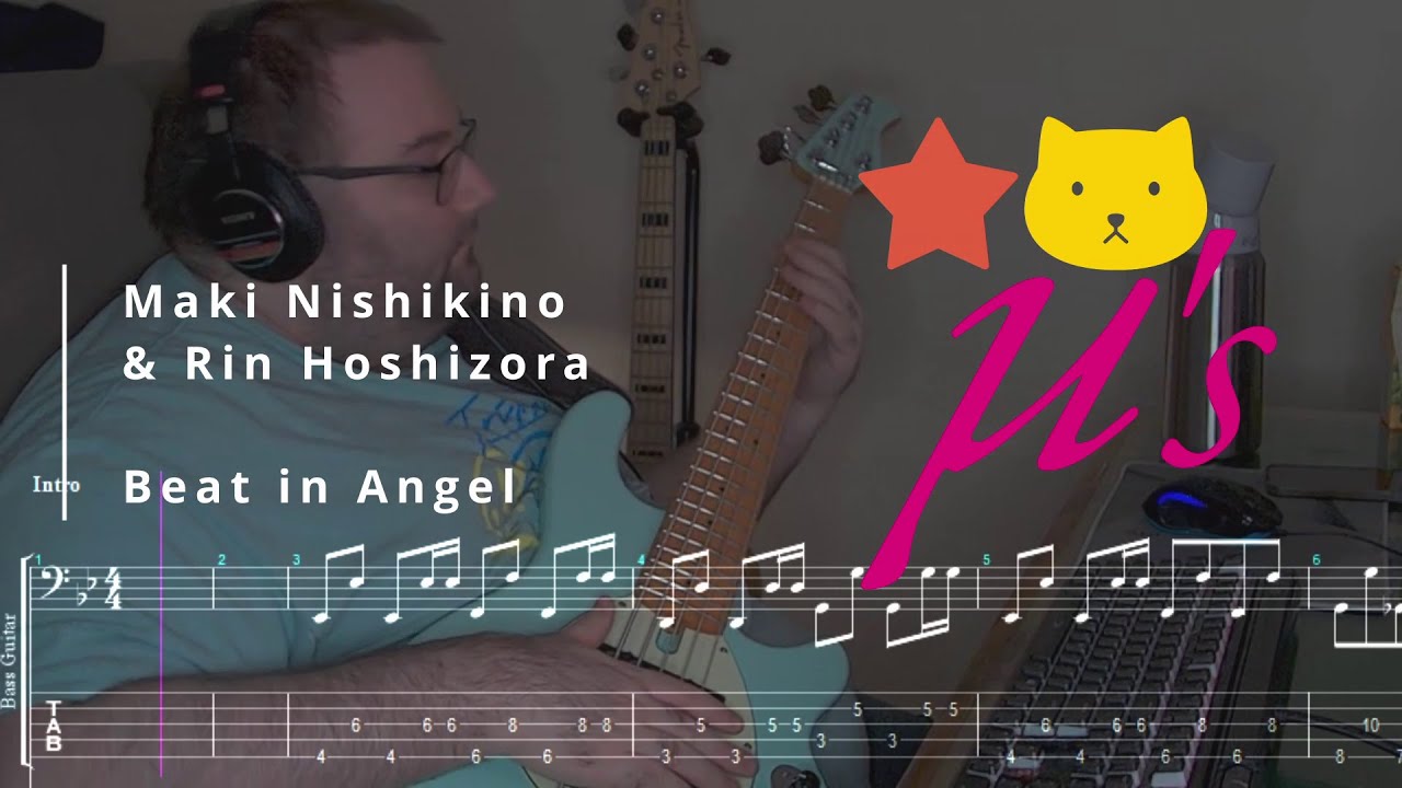 Maki Nishikino & Rin Hoshizora - Beat in Angel | Bass Cover & Play-Along TAB