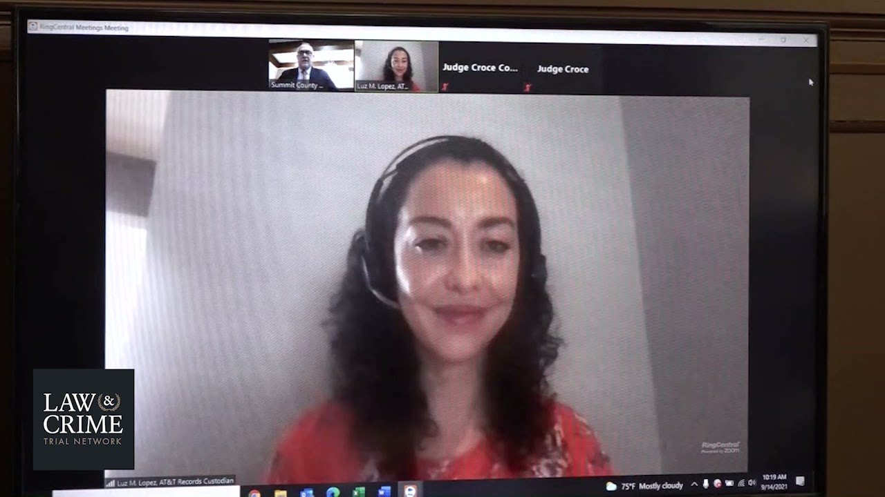OH v. Stanley Ford Arson Murder Trial Day 9 - Direct Exam of Luz Lopez - Custodian of Records, AT&T