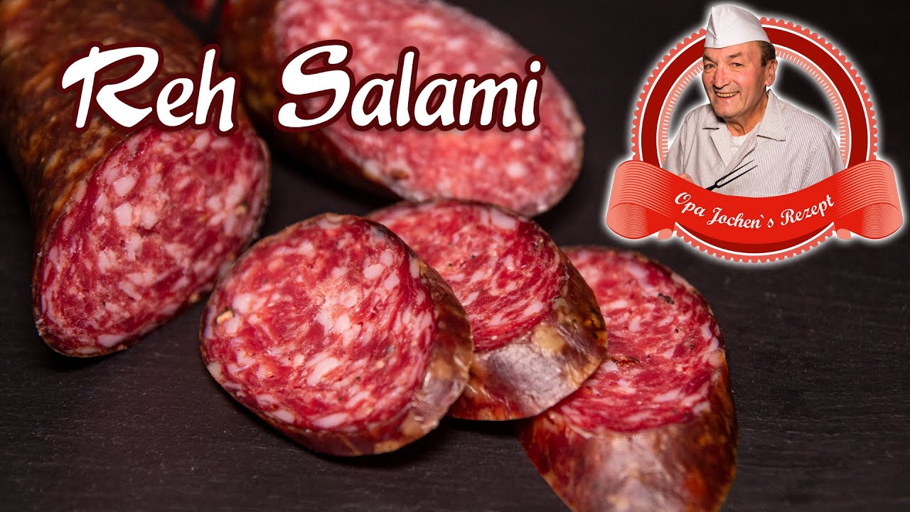 Salami vom Reh selber machen - Rohwurst selber herstellen - Opa Jochens Rezept