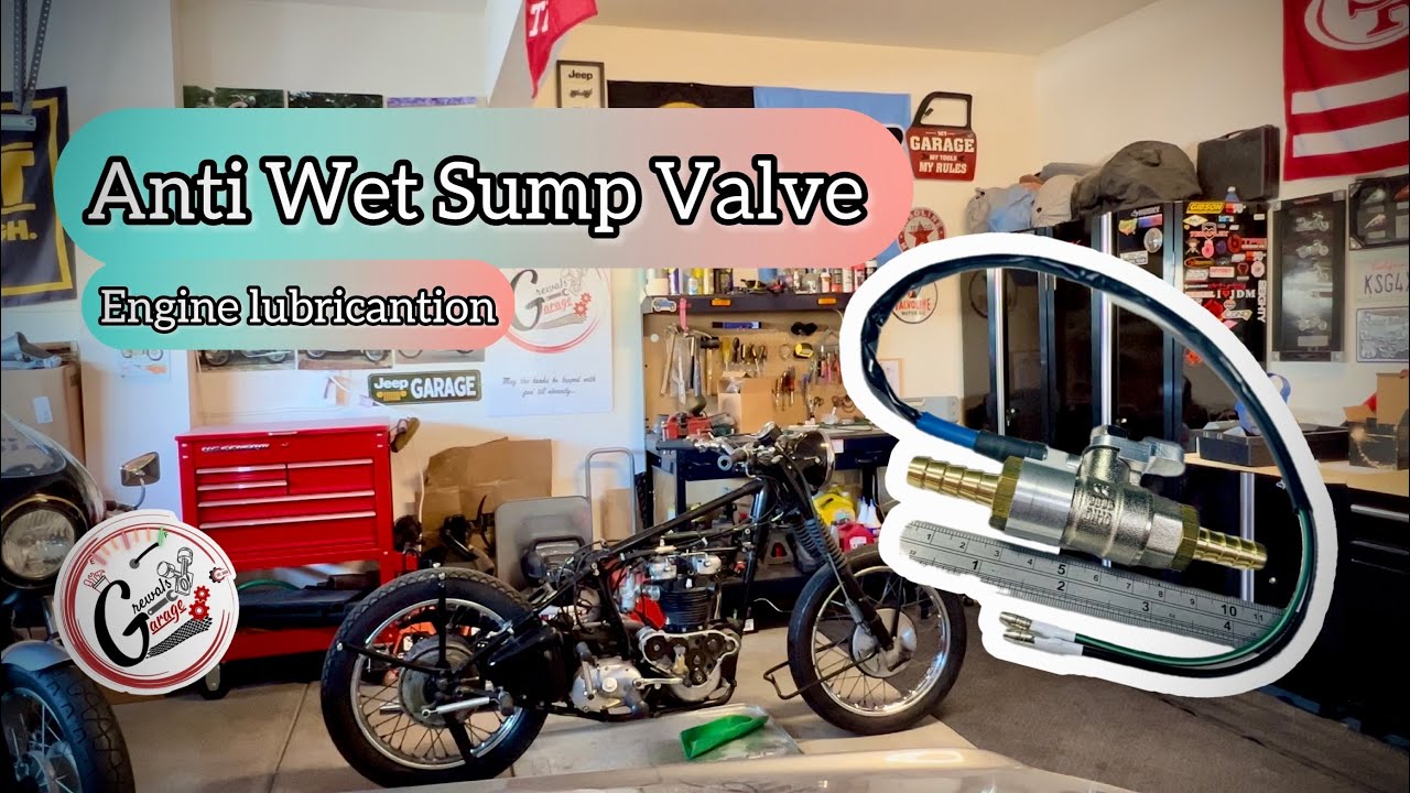 Triumph pre-unit engine lubrication system #triumph #t100