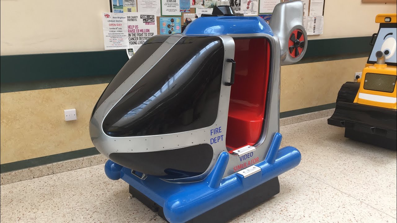 Jolly Roger Helicopter Simulator Kiddie Ride