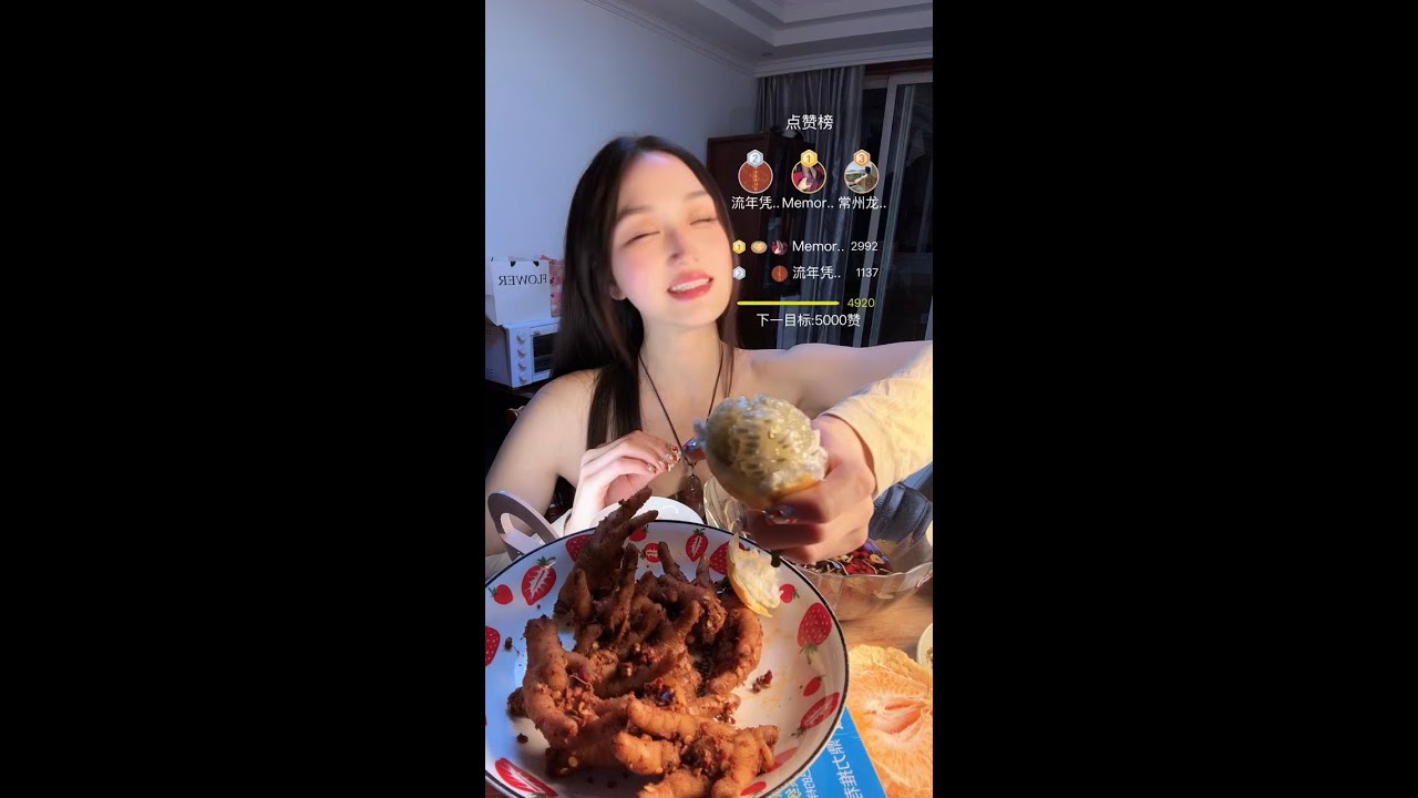 🔴 LIVE: Happy Chinese Girl Eats & Chats | Cozy ASMR Mukbang With Gentle Sounds & Warm Vibes