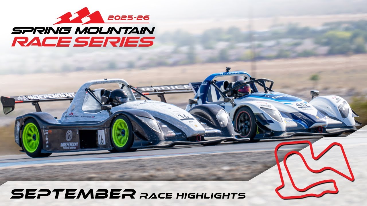 2025-26 Spring Mountain Race Series Kicks Off! Radical Cup Challenge & Sports Car Series Highlights