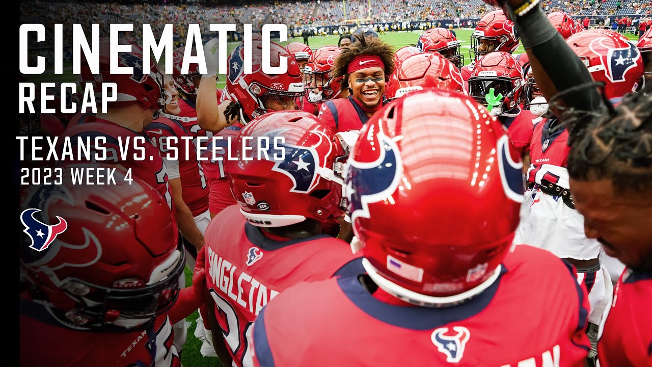 CINEMATIC: Texans beat Steelers at home behind C.J. Stroud's 300 yard game