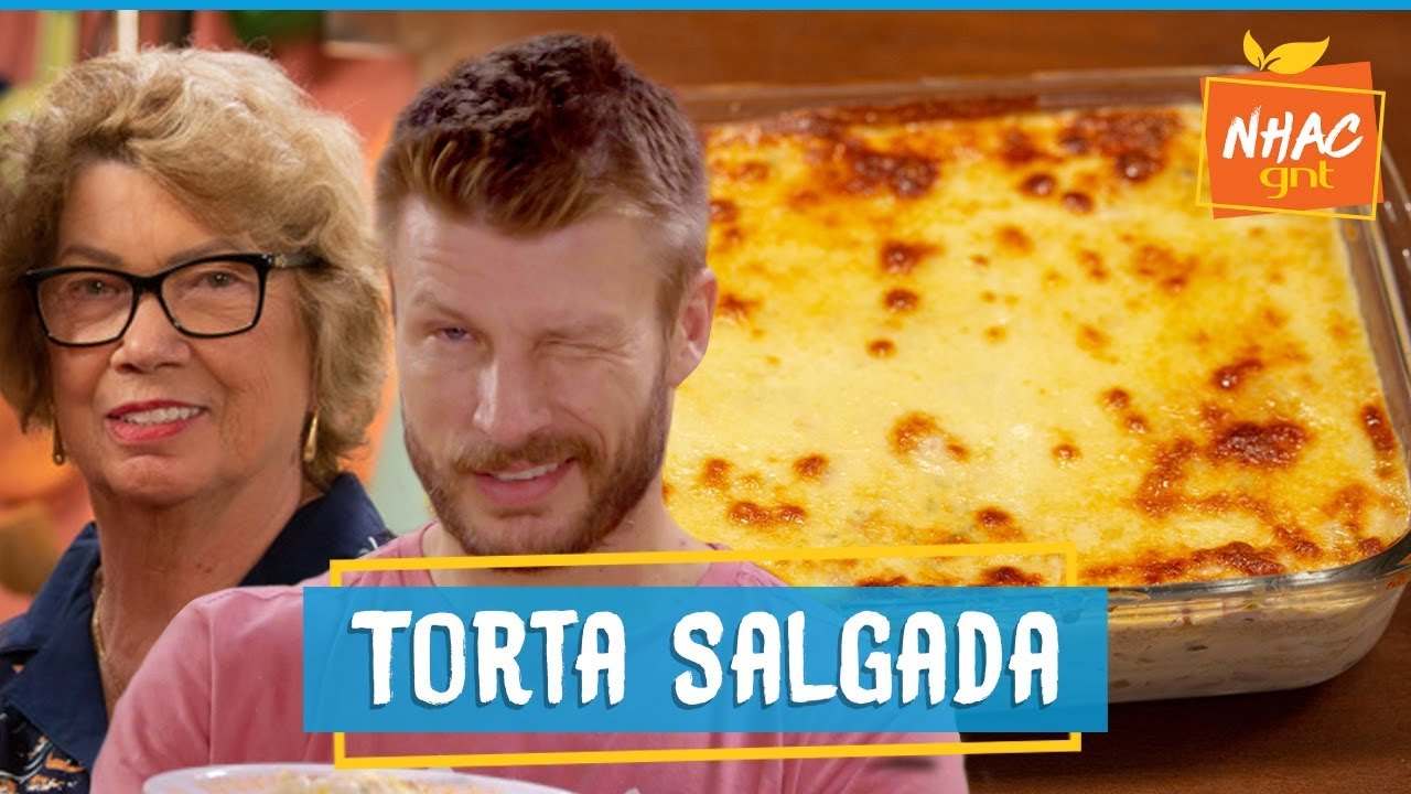 Torta de presunto: Rodrigo e sua mãe fazem prato quente DELICIOSO | Hilbert | Tempero de Família