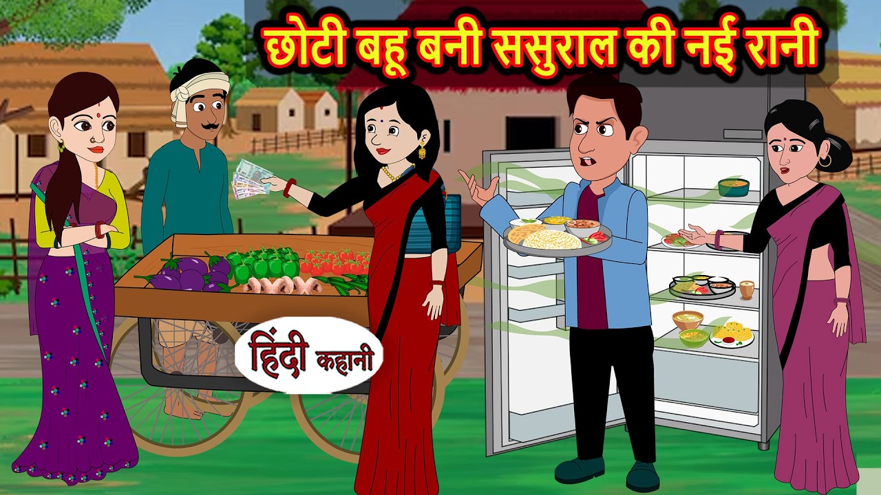 छोटी बहू बनी ससुराल की नई रानी | Bedtime Story | Stories in Hindi | Moral Stories | Funny Comedy