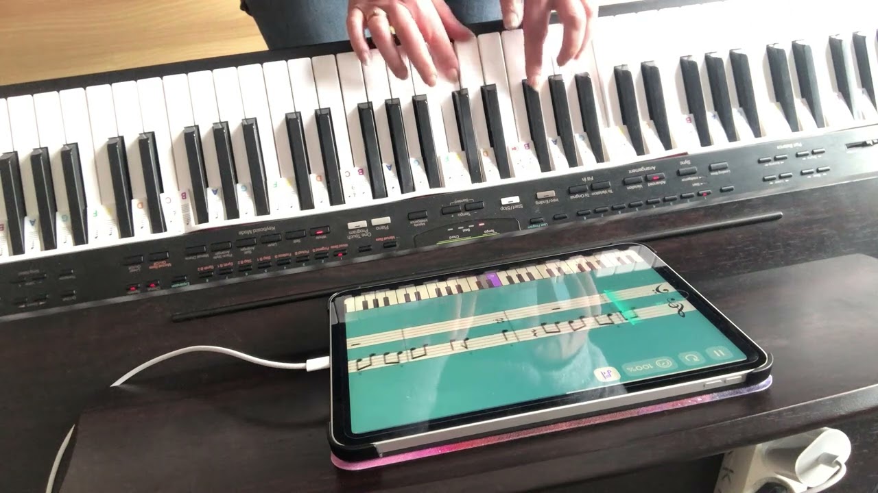 My Piano Practice Journal — Day 18 - D position