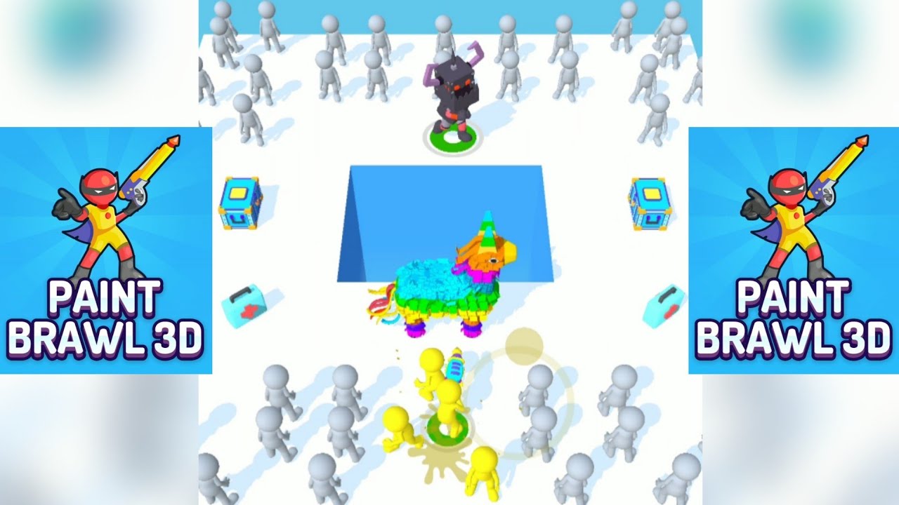 PAINT BRAWL 3D NEW GAME TRAILER WALKTHROUGH PART 1