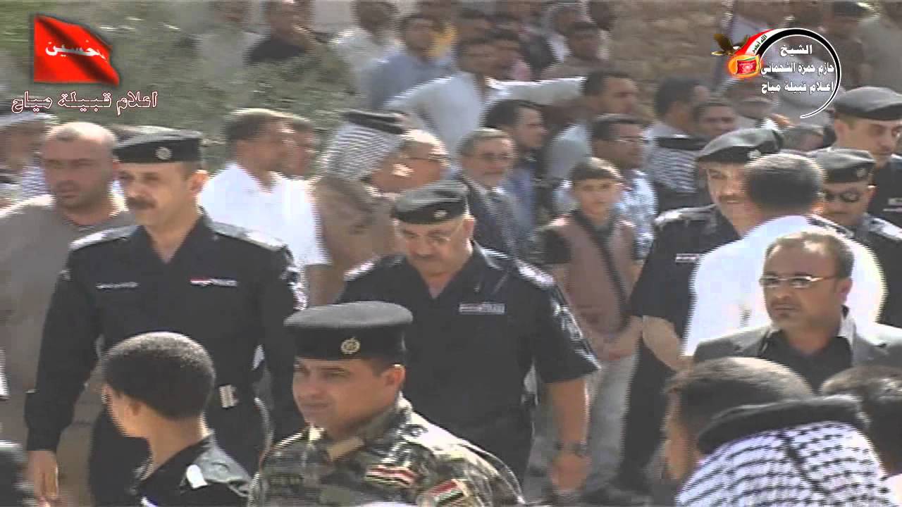 الوفود العشائرية و الحكومية تقدم التعازي لقبيلة مياح و الى اميرها مهند هلال بلاسم الياسين