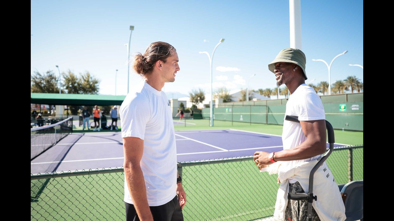 Day in the life of Jimmy Butler in Tennis Paradise