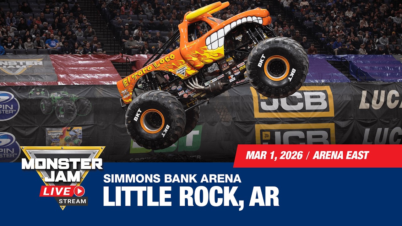 Monster Jam: Little Rock - 2 (Full Event) | March 1, 2026 | Arena East