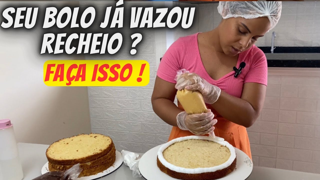 BARREIRA DE CONTENÇÃO PARA O RECHEIO DO BOLO NA VAZAR
