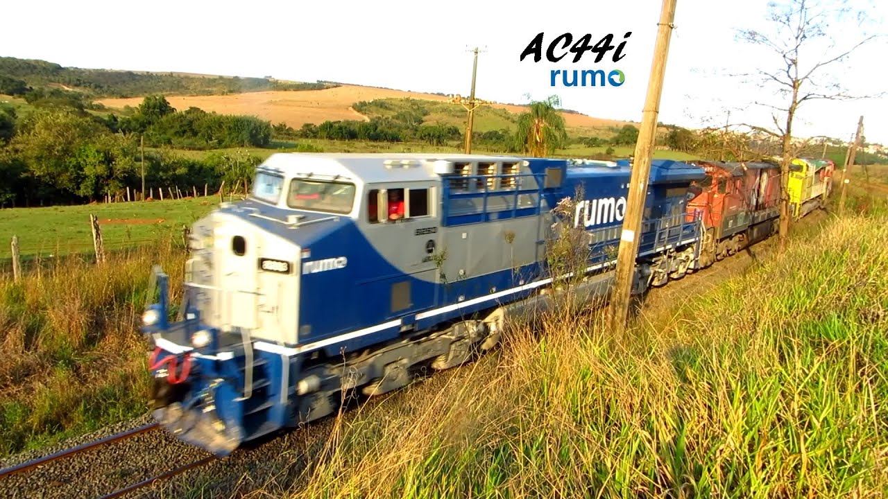 GE AC44i #8293 RUMO -  Trem Vazio