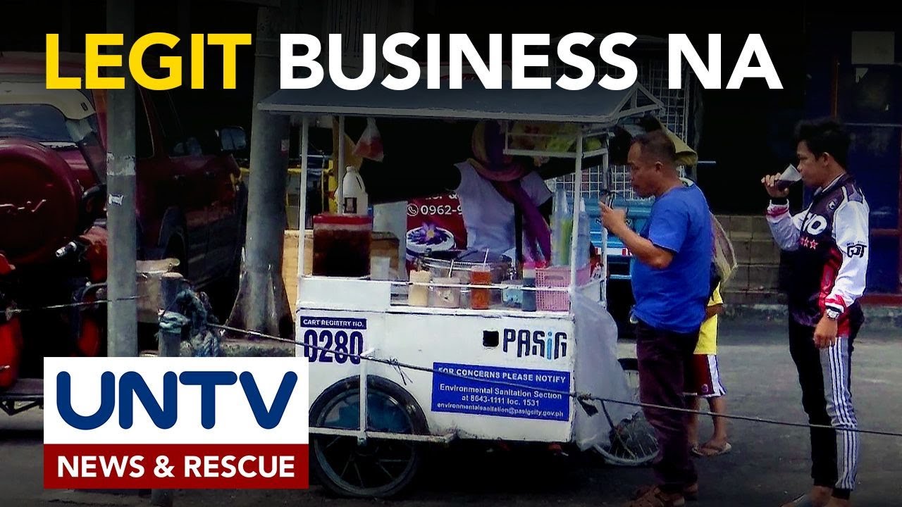 Street vendors sa Pasig City, may permit na para sa ligtas at ligal na pagtitinda