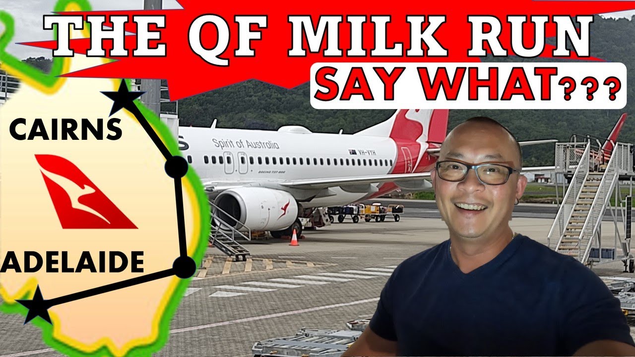 QANTAS | Cairns - Adelaide | Homebound Milk Run in Economy Class