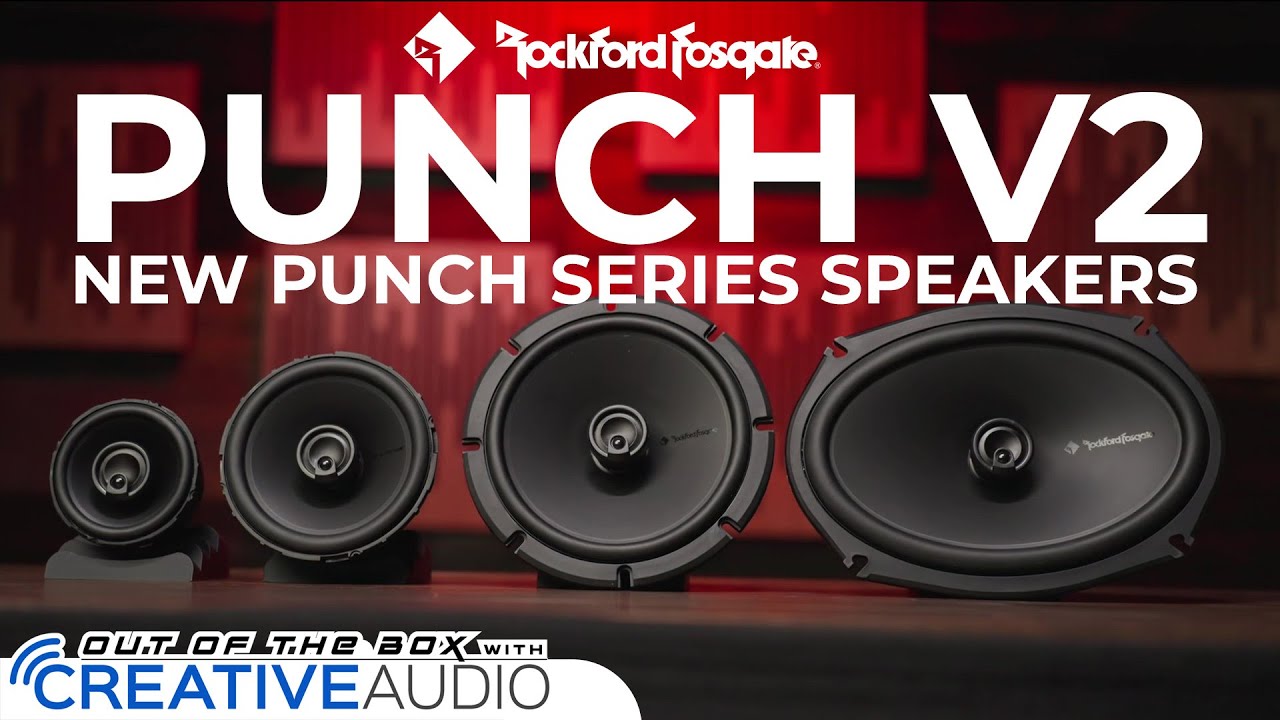 Акустические системы Punch снова в продаже! | Обзор акустических систем Rockford Fosgate Punch V2