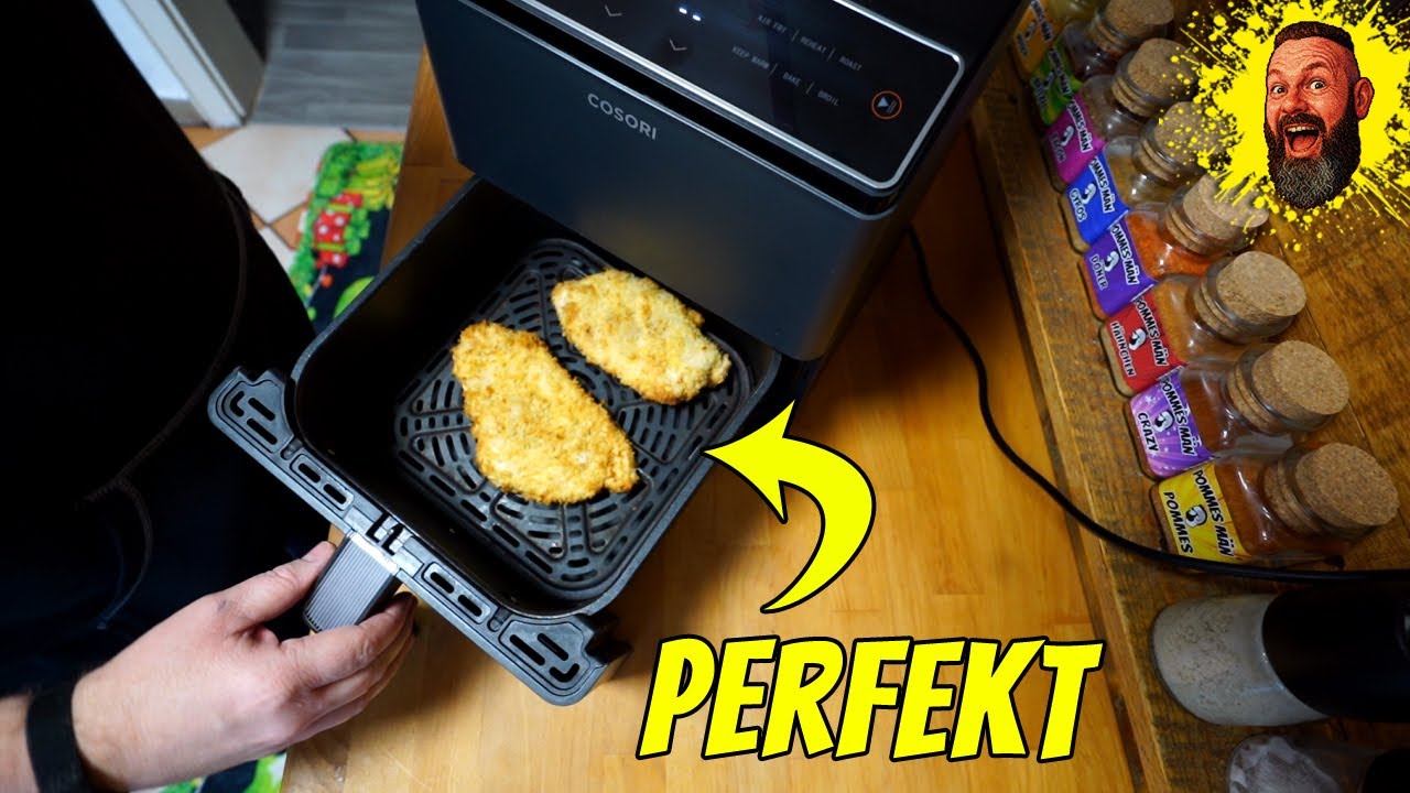 Das PERFEKTE Schnitzel aus der Heißluftfritteuse