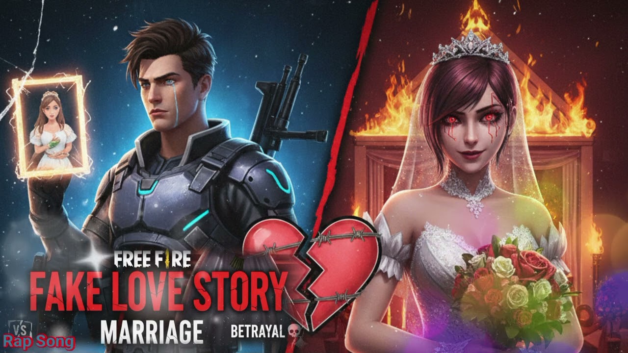 Free fire Fake Love story official music 