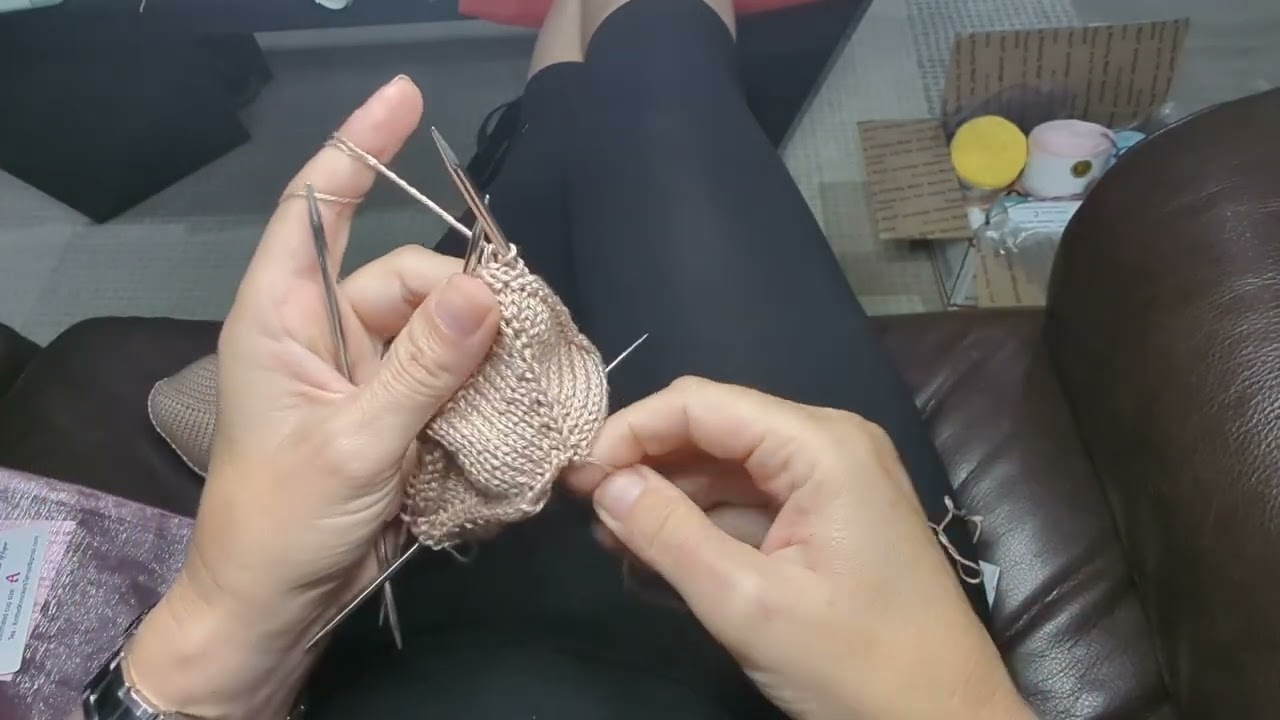 Knitting Knitted Knockers using Double Pointed Needles