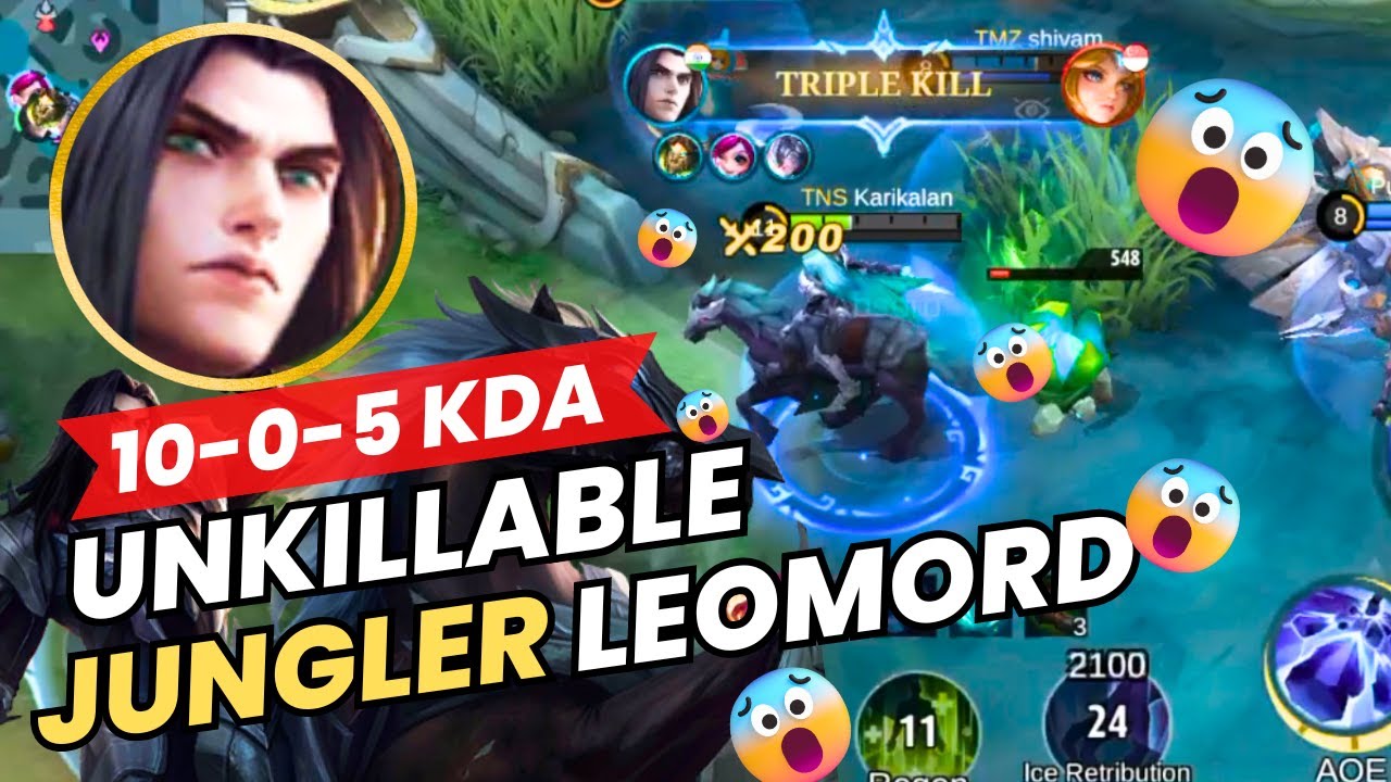 UNKILLABLE! JUNGLER LEOMORD! Leomord Best Build 2023 - Season 30 | MLBB