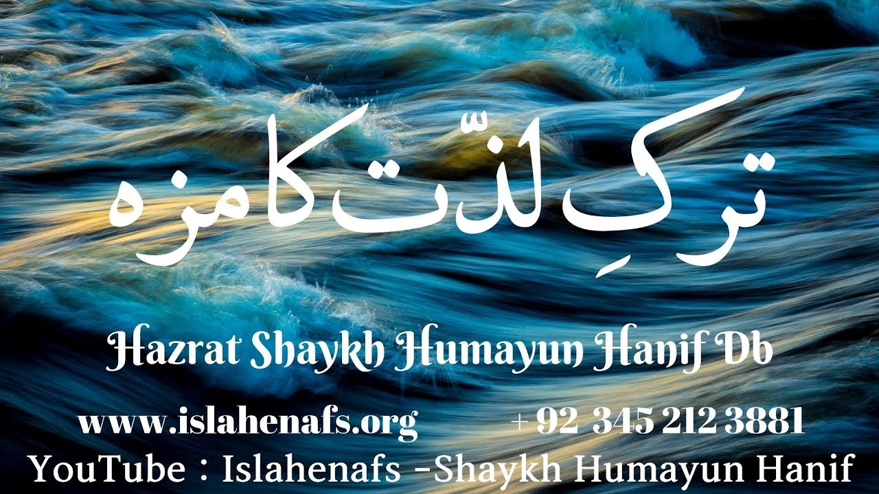 Tark e Lazzat ka Maza | ترک لذت کا مزا | Shaykh Humayun Hanif دامت بركاته | Urdu