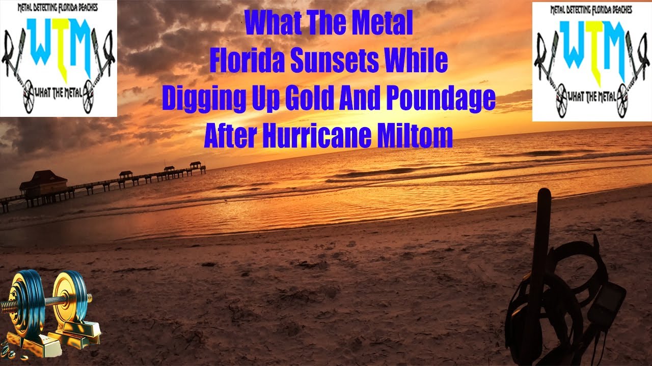 Metal Detecting Florida | Digging Up Gold And Poundage After Hurricane Milton