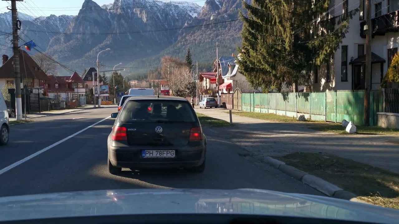 Busteni Valea Cerbului Cabana Gura Diham traseu cu masina.