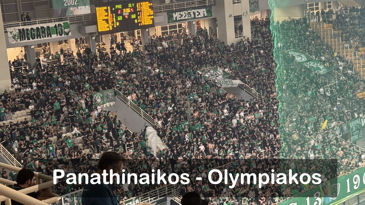 Panathinaikos - Olympiakos w koszykówce I Najbardziej szalone derby Europy (4K Ultra HD)