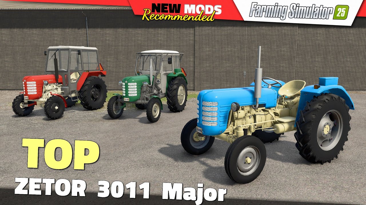 FS25 | ZETOR 3011 Major - Farming Simulator 25 Mods Review 2K60