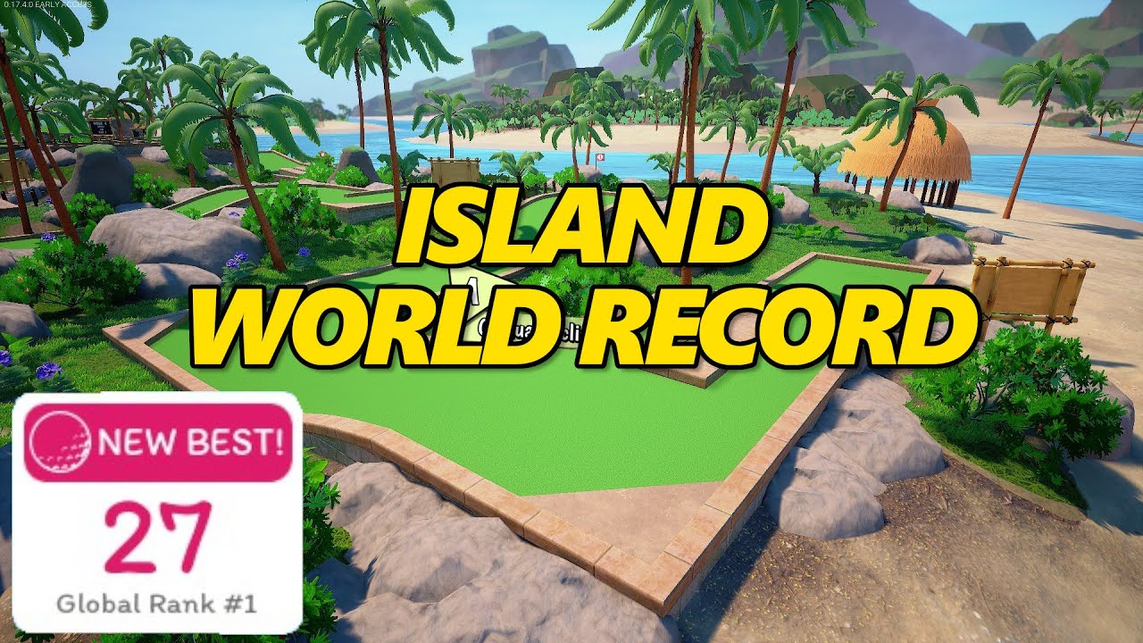 Island in 27 World Record - Tower Unite Minigolf