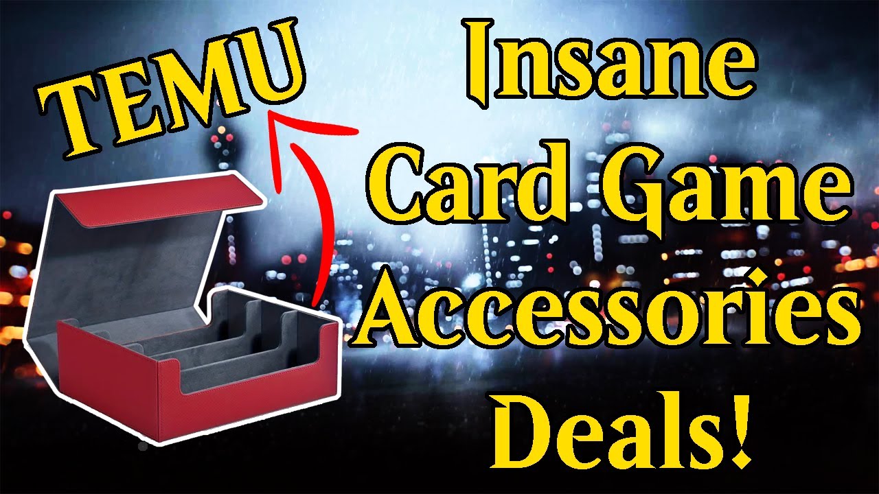 TEMU's BEST Kept Secret: Insane Card Game Accessories Deals!