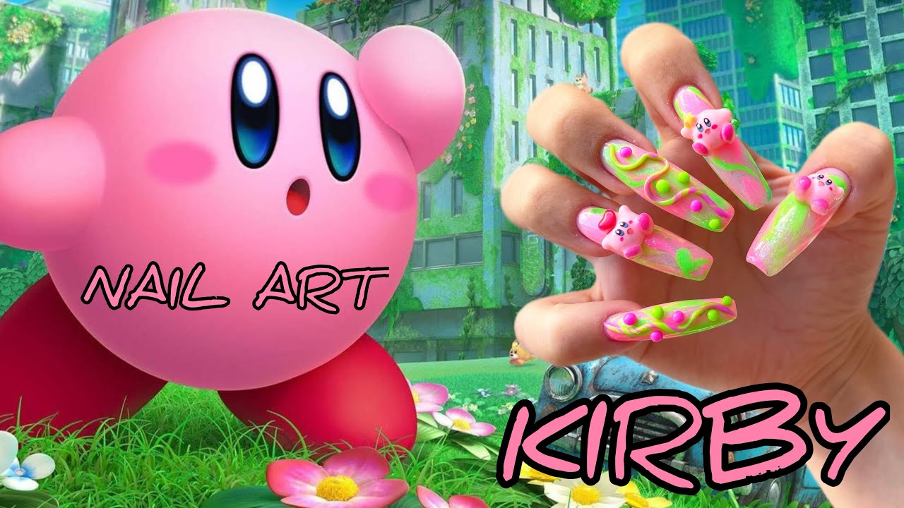 KIRBY NAIL ART, долгожданный маникюр самой себе