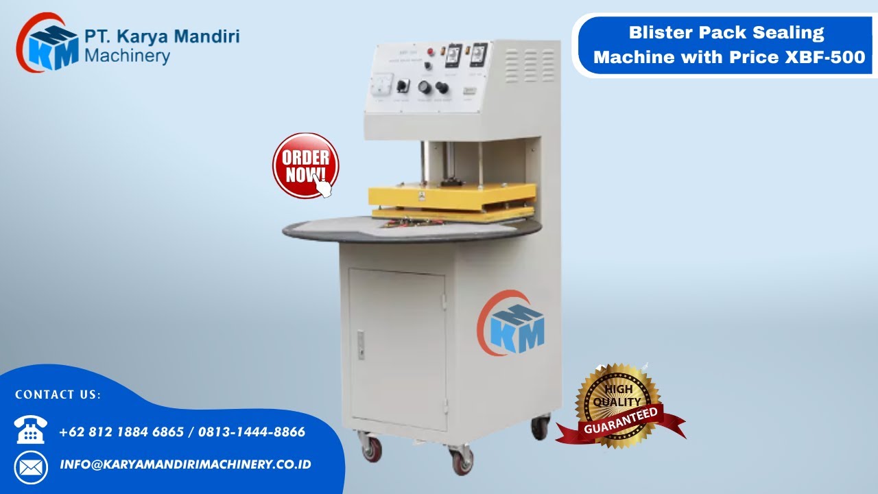 Mesin Blister Pack Sealing Machine with Price XBF-500
