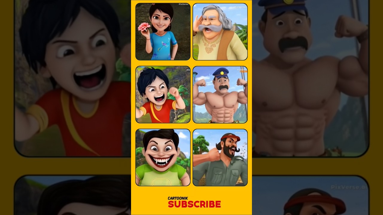 Shiva Cartoon Characters Funny 💥 #cartoon #viral #Shorts