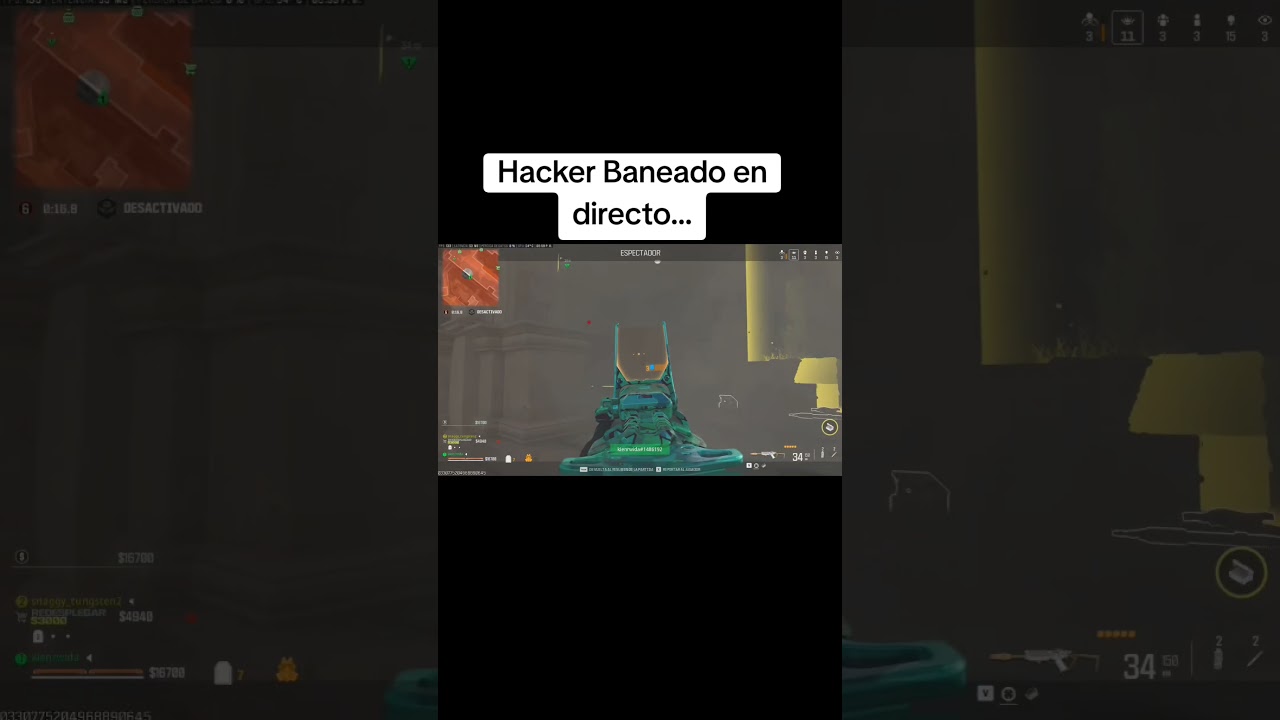 HACKER BANEADO EN DIRECTO #warzone #mwiii #warzone3 #warzoneclips #warzonehacker #warzonehackers